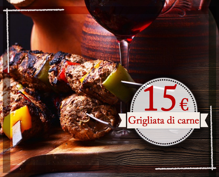 grigliata di carne a 15 €